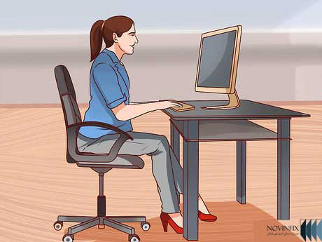 تنظیم ارتفاع صندلی به واسطه جک صندلی اداری